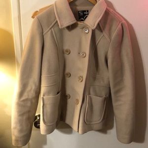 Beige winter coat